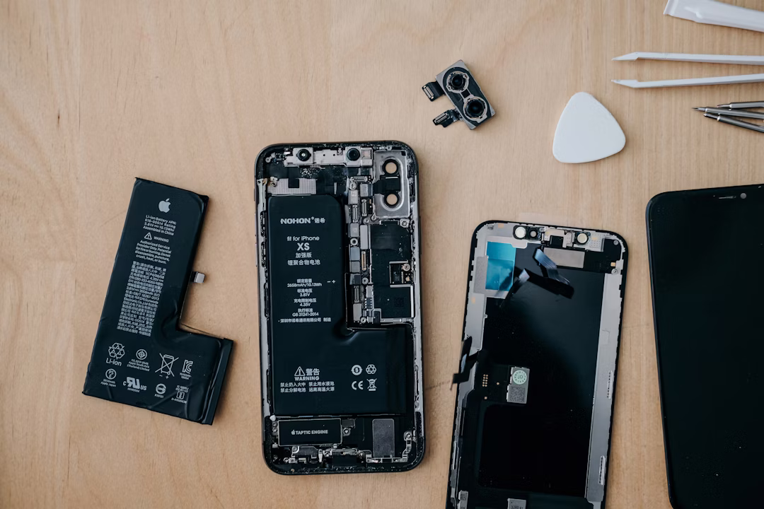 Riparazione smartphone su banco tecnico MyPhone Lucca